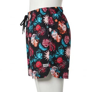 กางเกงขาสั้นกันรังสียูวี ผ้าโพลีเอสเตอร์ผสมสแปนเด็กซ์ น้ำหนักเบา แห้งเร็ว พิมพ์ลายด้วยความร้อน เหมาะสำหรับออกกำลังกาย ฟิตเนส วิ่ง และกิจกรรมกีฬาอื่นๆ - Product Image 2