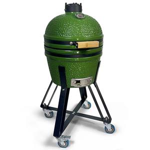 Barbecue en céramique noire <span class=keywords><strong>Kamado</strong></span> de haute qualité de <span class=keywords><strong>21</strong></span> pouces pour la maison et le jardin Brûleurs à tube élevé au gaz naturel Méthode de cuisson - Product Image 2