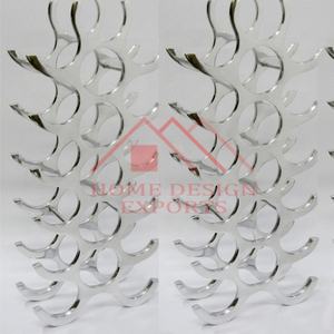 Soporte de estante de vino de 9 botellas de aluminio de alta calidad 2025 para decoraciones de fiesta nocturna de Bar - Product Image 6