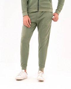 Conjunto de chándal para hombre con pantalones con cordón ajustable Chándal elegante y cómodo con cremallera de tela elástica - Product Image 5