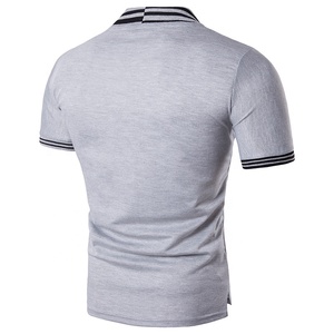 เสื้อโปโลผู้ชายแฟชั่นล่าสุดระบายอากาศได้เสื้อโปโลแขนสั้น - Product Image 4