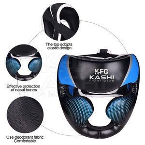 Professional Grade Leather Portable Safety <b>Head</b> Guard for Boxing Sparring Athletic <b>Training</b> Programs Impact Resistant Design for - Product Image 3