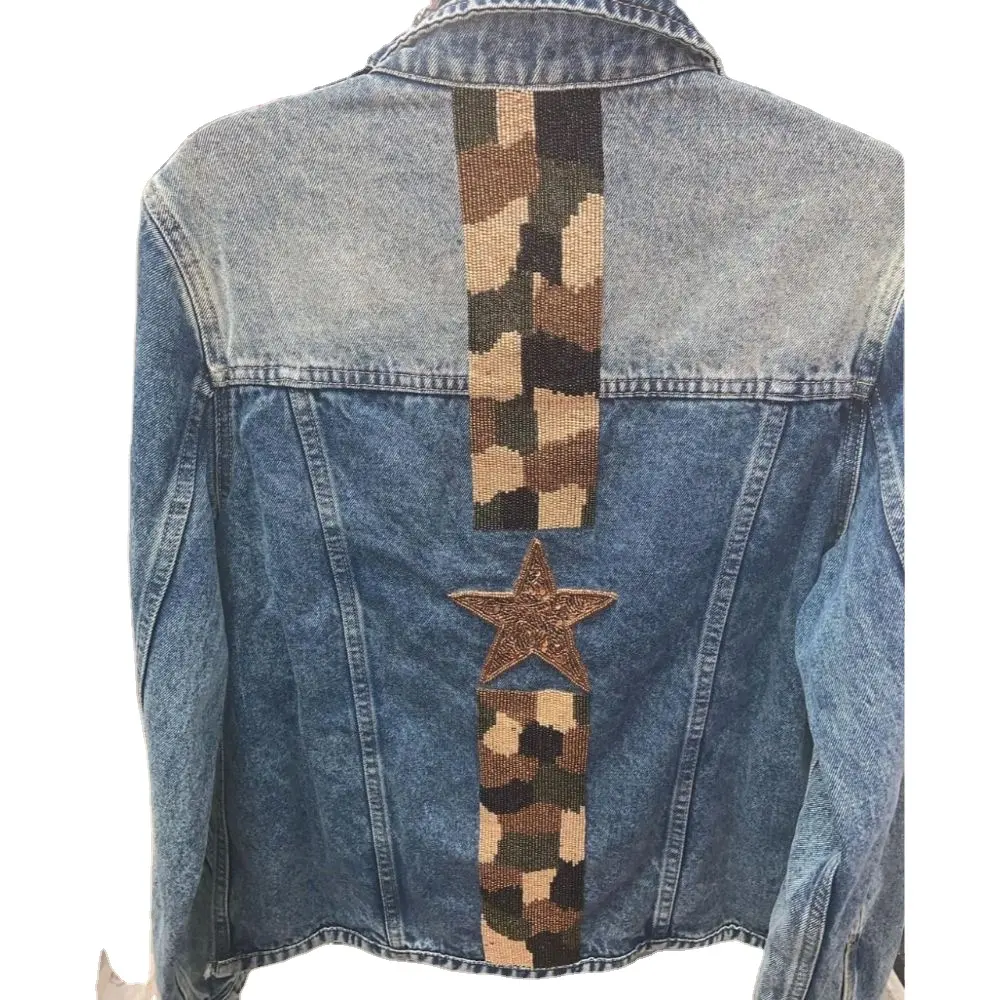 New Fashion Design Ripped Distressed Vintage Washed Denim Jacket for Men with Button Closure At Wholesale Price