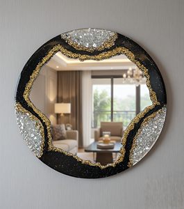 Elegant Artistic Resin Frame <b>Mirror</b> <b>Vintage</b> Style Decorative Wall <b>Mirror</b> for Home Decor and Restaurant Decoration Use from India - Product Image 6
