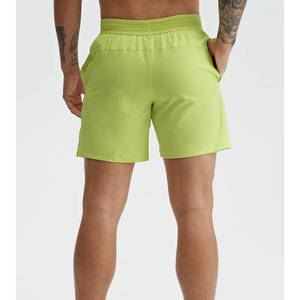 Shorts de sport pour hommes en velours côtelé de qualité supérieure, très demandés, avec logo personnalisé, séchage rapide, respirants, service OEM, fabriqués au Pakistan - Product Image 5