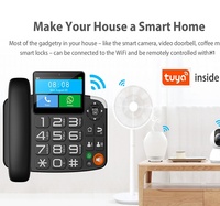 Meilleure vente de smartphone Android 8.1 4G LTE Téléphone fixe sans fil VoLTE double SIM avec écran coloré MW-79 batterie intégrée