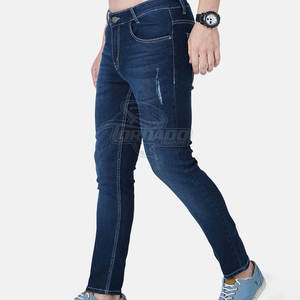 Pantalones Vaqueros de Hombre de Punto Ligero, Casuales, Rectos, de Invierno, Hechos a Medida, con el Último Diseño, al por Mayor, MOQ Bajo - Product Image 3