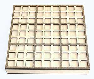 High Quality <b>Wooden</b> Sudoku Board Game Set Classic Brain Teaser Family Fun Indoor Tabletop Mind Skill Entertainment - Product Image 3