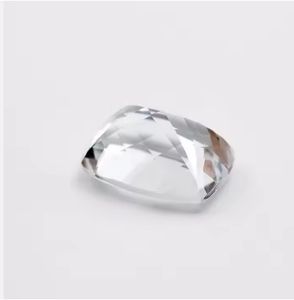 12X14mm coussin coupe topaze blanche naturelle prix d'usine de gros pierre précieuse en vrac à facettes de haute qualité par carat topaze blanche - Product Image 2