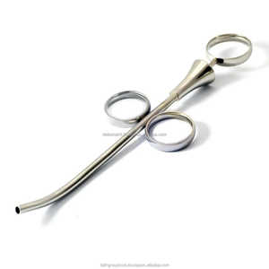 Jeringa de injerto óseo para implantes, instrumento de injerto Dental de acero inoxidable curvo de 6 pulgadas para cirugía oral, etiqueta privada CE OEM - Product Image 5