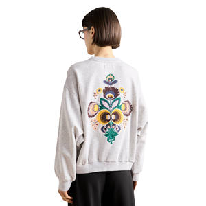 Sudadera de Mujer Estilo Personalizado, Nueva Llegada, Algodón Poliéster, Bordado, Impresión, Logotipo Personalizado al por Mayor - Product Image 4