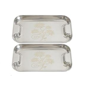 Plateaux de service alimentaire, meilleures ventes, forme ronde personnalisée, vente en gros Direct, fournitures en vrac, plateaux métalliques pour hôtels, Designs populaires - Product Image 2