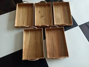 Panier de rangement en bois rustique multifonctionnel, construction durable pour une gestion efficace de la maison - Product Image 6