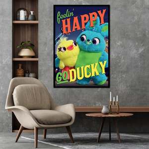 Póster de Diseño Moderno de Toy Story 4 de Disney Hecho de Papel - Product Image 2