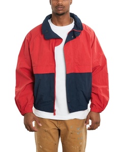 Veste coupe-vent en polyester vintage respirante sur mesure, taille plus, coupe-vent matelassé léger pour homme - Product Image 1