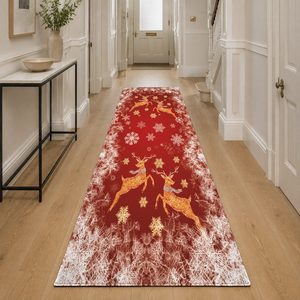 <b>RUGS</b> DEPOT LXDP-0911 Wholesale Red <b>Burgundy</b> Designer Pattern Digital Printed Machine Washable Chenille Area <b>Rug</b> Non Slip - Product Image 5