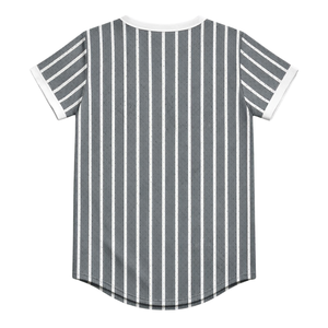 Jersey de Béisbol Gris Acero 08 Zeta Phi Beta Soror, Inspirado en los Fundadores de 1920, Ropa Premium para Mujeres de la Hermandad Griega - Product Image 4
