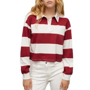 Polo à manches longues pour femme, respirant, personnalisable avec logo, idéal pour l'extérieur, vente chaude 2026 - Product Image 2