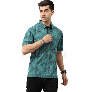 Camisa de Alta Calidad para Hombre con Bolsillo de Tela Tejida con Estampado Personalizado, Manga Corta, Absorbe la Humedad, Tacto Suave para Comodidad Durante Todo el Día - Product Image 1