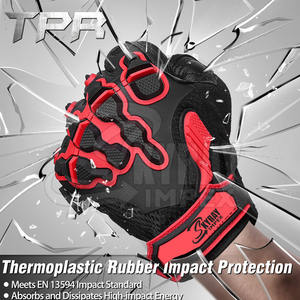 Gants tactiques avec logo personnalisé Gants tactiques de travail en cuir de vachette pour hommes en bas quantité minimale de commande Gants tactiques - Product Image 2