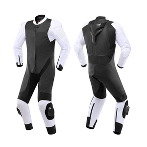 2024 vente en gros en cuir de vachette véritable moto course veste costume imprimé vêtements de sport avec nom d'équipe personnalisé - Product Image 4