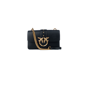 Bolsos Cruzados de Moda para Mujer en Negro, Dorado Antiguo y Colores Rosa Tu-Tu - Product Image 1