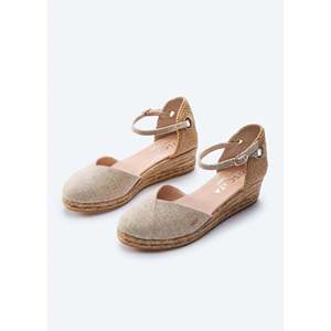 Pubol in tela in edizione limitata espadrillas sandali Premium con elegante Design a zeppa - Product Image 4