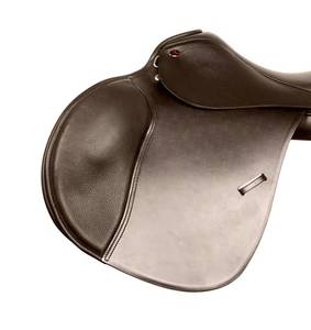 Selle de saut anglaise la plus vendue en Inde, faite à la main en cuir marron foncé, prix de gros pour l'équitation - Product Image 3
