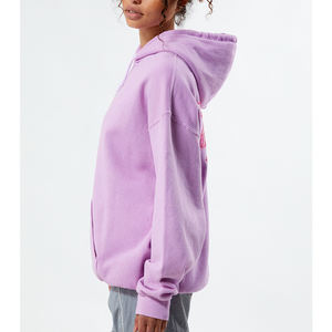 Sudadera con capucha corta de invierno de algodón de alta calidad para mujer Estilo de calle personalizado a la venta Precio de cuello con capucha - Product Image 3