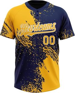 Camiseta de softball sublimada personalizada para hombres OEM Proveedor mundial Jersey transpirable ligero para equipos deportivos y clubes - Product Image 2