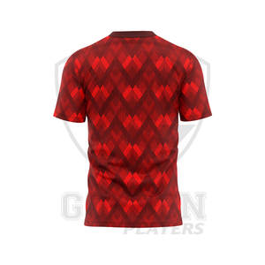 T-shirt de sport personnalisé pour hommes Tissu de bambou tissé Impression par sublimation du fabricant Conception personnalisée - Product Image 3