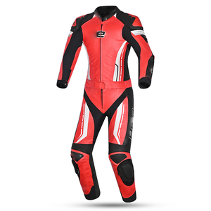Combinaison de moto en cuir lourd confortable, de haute qualité, imperméable et coupe-vent, options personnalisables, utilisation en toutes saisons - Product Image 1