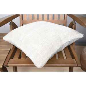 Vintage Pattern 18x18 Inch Beige Wool Farmhouse Rug with <b>Pillow</b> Hand Woven Rustic Design - Product Image 4