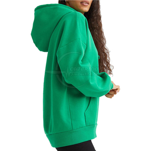 Sudadera con Capucha para Mujer Otoño Invierno, Buena Calidad, Diseño Moderno Personalizado de Manga Larga, 100% Algodón, Estilo Casual, Apliques con Logotipo Frontal - Product Image 3