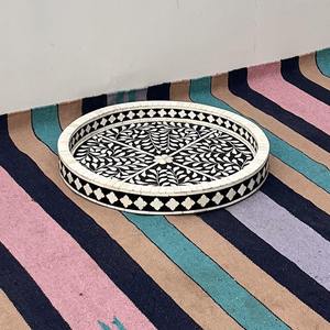 Bandeja Artesanal con Incrustaciones de Hueso APEX ALIGN de Exportador Indio para Servir Alimentos, Color/Logotipo/Empaque Personalizables, Duradera, Hecha a Mano, para Entrada - Product Image 4