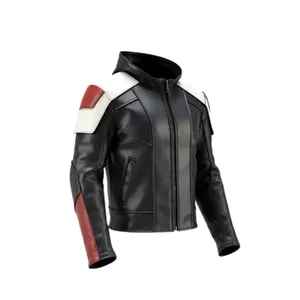 Wholesale <b>Men</b>’s Premium Panelled Leather <b>Biker</b> <b>Jacket</b> - Product Image 1