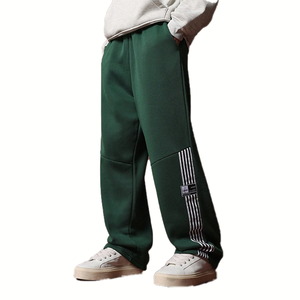 Wide Leg Sweatpants Trousers Fashion Hip Hop <b>Pants</b> Flare <b>Sweat</b> <b>Pants</b> <b>Men</b> French Terry Cotton <b>Pants</b> Straight Leg Baggy Sweatpants - Product Image 1