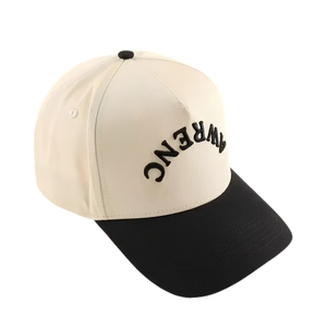 Customized 2-Tone Performance Golf Cap 5-Panel Breathable <b>Hat</b> Snapback Closure 3D Embroidery Logo And Woven Tag Fast Delivery - Product Image 4
