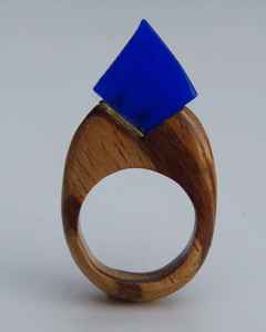 Matériel en bois d'olivier Rin vierge en bois, bagues naturelles à la mode bagues de bijoux en bois à la mode pour hommes imperméables - Product Image 2