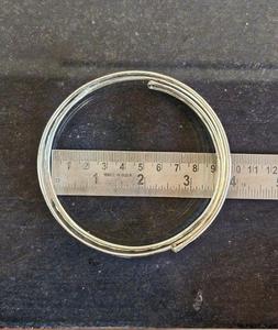 Joyería de moda simple Brazalete liso Oro Plata esterlina Joyería de latón - Product Image 4