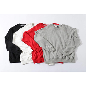 Factory Crew Neck Boxy Fit Sudaderas Drop Shoulder Diseño personalizado Sudaderas para hombres - Product Image 3