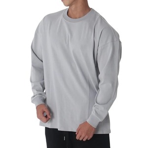 Camiseta informal holgada para hombre, camiseta de manga larga para gimnasio, Otoño, Fitness, camisetas deportivas para correr para hombre, ropa de calle de moda, sudadera - Product Image 2