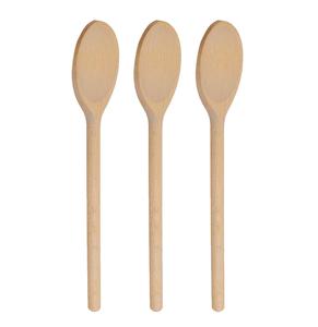 Cucharas de madera asiáticas naturales hechas a mano de 7 pulgadas para sopa Café Ensalada Postres Chips Snacks Cereal - Product Image 3