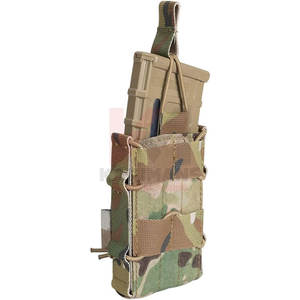 Logotipo personalizado táctico MOLLE Open-Top Mag bolsa para Paintball deportes Material de nailon duradero banda de retención elástica directo de fábrica - Product Image 3