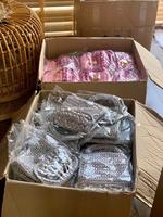 NOUVELLE COLLECTION 2026 – Pochette unisexe en crochet métallique, sacs à main décontractés de luxe tricotés avec détail nœud, doublure en coton, style vintage