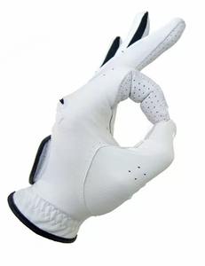 Guantes de golf de cuero genuino Cabretta de alta calidad hechos a medida Guantes deportivos ajustables de alta calidad hechos en Pakistán - Product Image 1