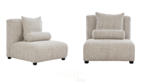 Ensemble de canapés élégant, luxueux, moderne, confortable et durable pour villa, école, appartement, salon, maison, avec chaise longue pour usage hôtelier