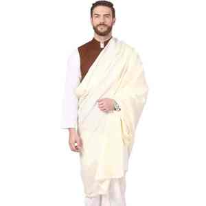 Men Wool <b>Shawl</b> Winter Soft Warm Breathable 300g Traditional Solid Color Stylish <b>Wrap</b> India & Pakistan - Product Image 6