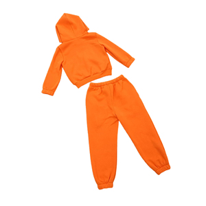 Haute qualité 100% coton polaire pull survêtement Jogging survêtements hiver ensemble Street Wear 2 pièces enfants survêtement ensembles - Product Image 4