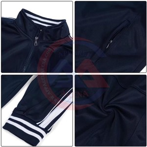 Wholesale Autumn Winter 2 Piece Set Track Suits 100% Polyester Mens Jogging Suit Custom Logo <b>Tracksuit</b> for Men - Product Image 3